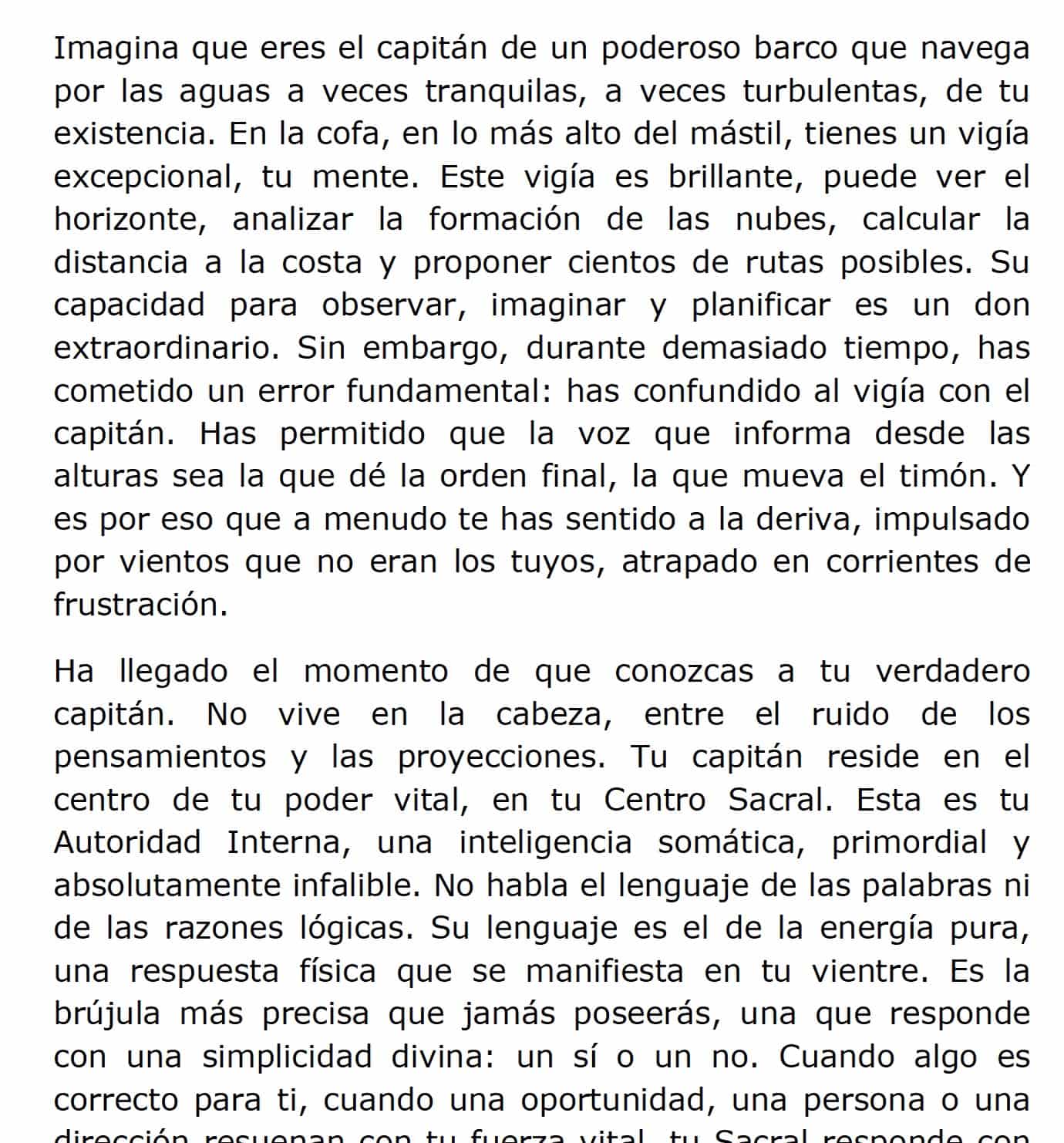 Caso 1: mente no definida y autoridad sacral